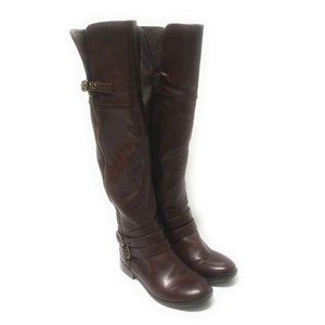 Mossimo Womens Over the Knee Boots in Dark Brown Size 6